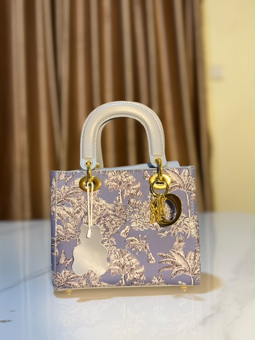 Lady Dior Flowered Pattern